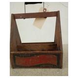 Antique wooden Pepsi bottle carrier