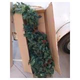 12 ft prelit Christmas garland with