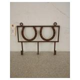 11x 14 metal horseshoe hat hanger