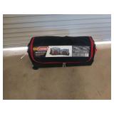 Coleman connectable tent system in rolling