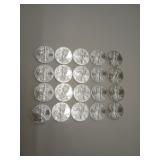 20 , one ounce 2016 walking liberty silver