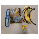 18-in black plant hangers, a new package of 6-in