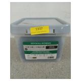 Full or nearly full container of drywall screws,