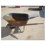 True temper wheelbarrow looks like it held water
