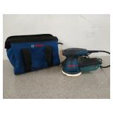 Bosch palm sander with microfilter system and