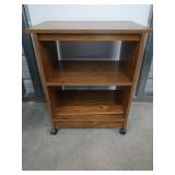 Microwave cart on wheels, 28x23x16 in