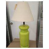 33 inch lime green lamp