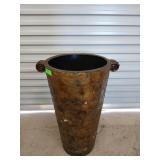 Decorative metal umbrella stand / walking stick