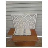 12 count box of air conditioning filters,