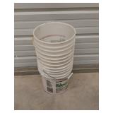 Four all purpose sheetrock 4.5 gallon buckets,