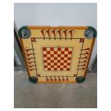 Two-sided Carrom table top game board