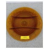 Amber tiara vegetable tray, 12 in