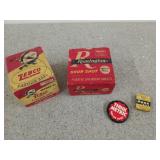 An empty Zebco casting reel box, and empty