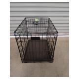 Wire dog kennel, 20x17x24 in