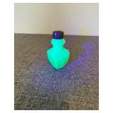 Victorian Uranium Glass Salt & Pepper Shaker