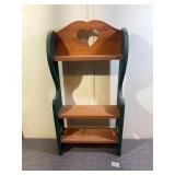 3-Tiered Wall Hanging Wooden Heart Shelf