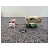 MG Japan Santa & Mouse Covered Wagon