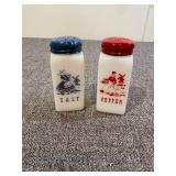 Hazel Atlas Milk Glass Salt & Pepper Shakers