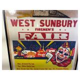 West Sunbury Firemen's Fair Poster, Pennant