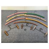 Vintage Crocheted Wooden Hangers