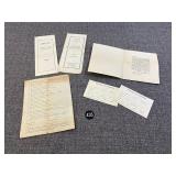 1920s Ku Klux Klan Application Documents