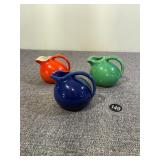 3 Ceramic Creamers