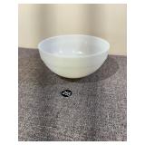 Fire King White Milk Glass  Mixing Bowl