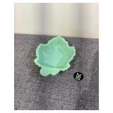Fire King Jadeite Maple Leaf Candy Dish