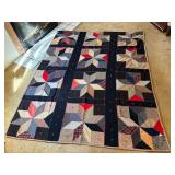 Victorian Hand Sewn Crazy Quilt