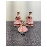 3 1960s Josef Original Figurines