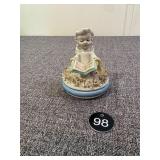 Vintage Spaghetti Angel Trinket Box