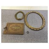2 Antique Frames, 1 Photo Album