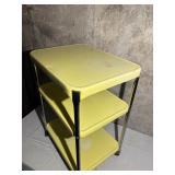 3 Tiered Rolling Metal Kitchen Cart