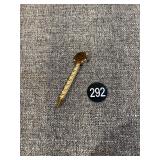Amber & Gold Tone Pencil