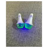 Mid-Century Atomic Uranium Glass S&P Shakers