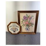 2 1984 Vintage Needlepoint Crewels