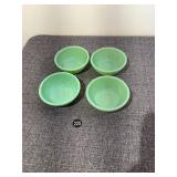 4 Fire King Bowls