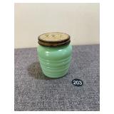 Fire King Jadeite Tulip Grease Jar