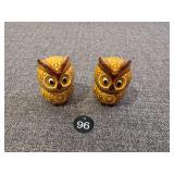 Vintage Enesco Ceramic Owl Salt & Pepper Shakers