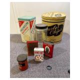 Vintage Food Advertising Tins, Bottles