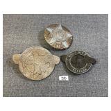WWI & 2 WWII Grave Markers