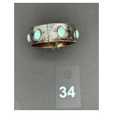 Sterling & Turquoise Cuff