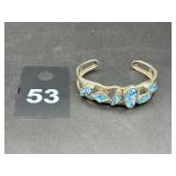Whitney Kelly 925 Sterling Mosaic Cuff Bracelet