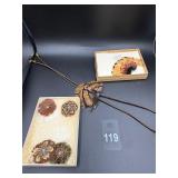 Bolo Tie w Additional Feathers
