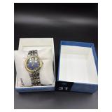 Seiko 2-Toned Stainless Steel Blue Dial Watch