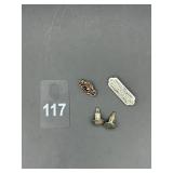 Vintage Sterling Brooches & Cufflinks
