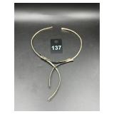 Modernist Curved Choker Necklace