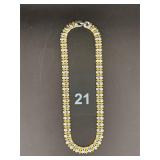 Vtg Napier 2-Toned Links Necklace
