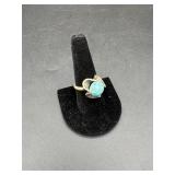 925 Silver Ring w Turquoise Stone