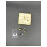 Costume Jewelry- Gold Toned Rings